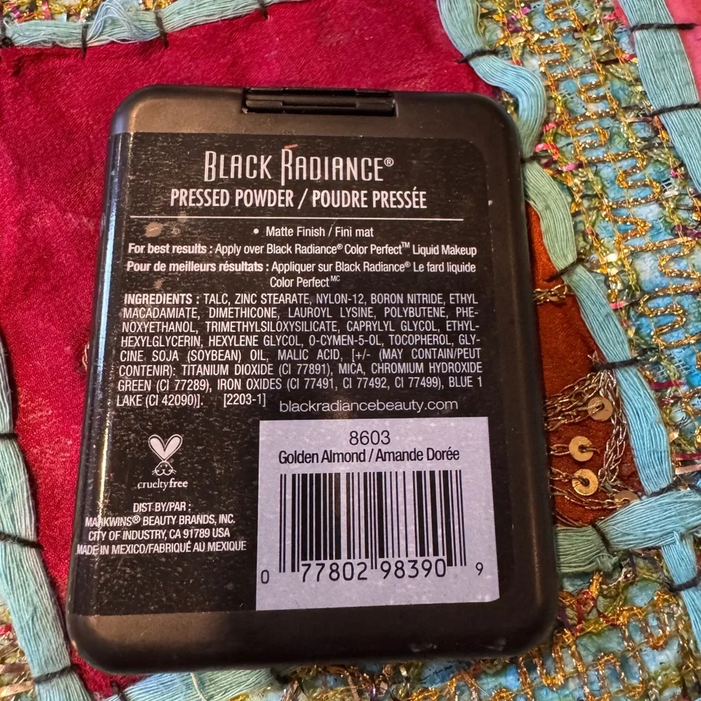 Black Radiance Pressed Powder - Golden Almond
